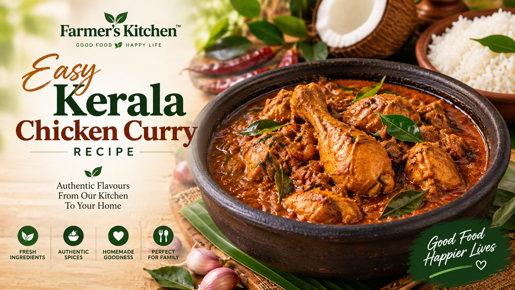 Easy Kerala Chicken Curry Recipe